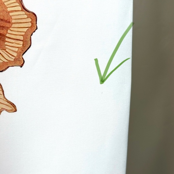 New Commense Strapless Dress Medium in White and Gold Floral (Small Flaw) - Picture 10 of 11